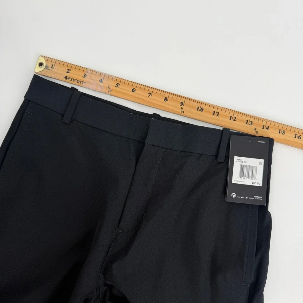Nike Golf Mens Shorts Black Standard Fit Flex Performance‎ Size 28 AJ5495 010